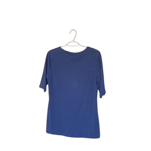 Duluth Trading Womens Blue Top 1/2 Sleeve Size Medium - Picture 2 of 2